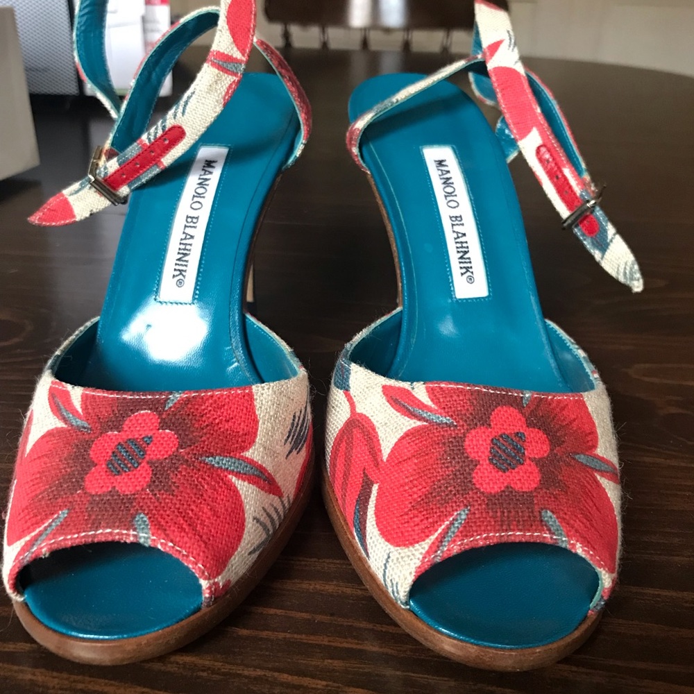 Manolo Blahnik strappy sandals